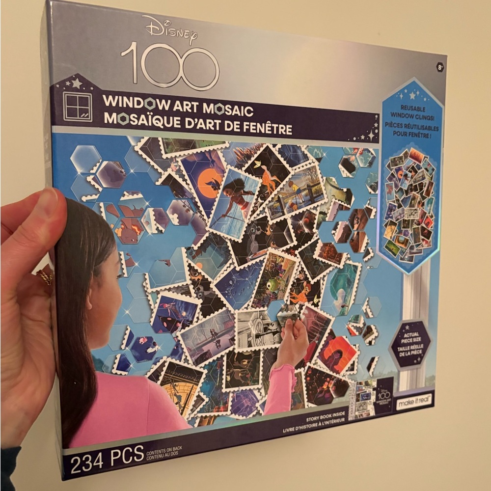 Disney 100 Window Art Mosaic Kit with Blue and Black
